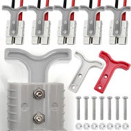 1Set Forklift Battery Power Connector Plug Assist Handle Universal Anderson Plug T Shaped Pull Handl