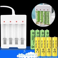 FAYSHOWS AA / AAA Battery Charger Adapter Independent Universal USB Battery Charger