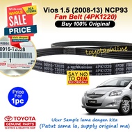 Vios 1.5 (2007-2013) Alternator / Fan Belt (Original) NCP93 TOYOTA 90916-T2028 4PK1220