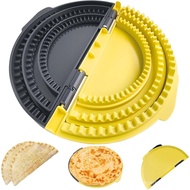 3-in-1 tortilla sealer is compatible with 6-in, 8-in, and 10-in The adjustable wrapper is suitable f