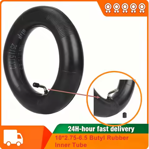 Ulip 10*2.75-6.5 reinforced inner tube with 90 degree 10 Inch Excellent Air Tightness Tube For Zero