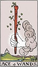 The Ace of Wands: 156 College Ruled Lined Pages (78 leaves), 5x8 Notebook, Journal, Diary, Planner f