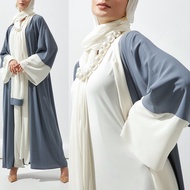 Kame  Muslimah Plus Size Long Cardigan Cotton Blend Dress Muslimah baju  dress jubah dress dress baju kurung baju belt muslimah jubah long dress abaya  kurung  bottoms Abaya F263