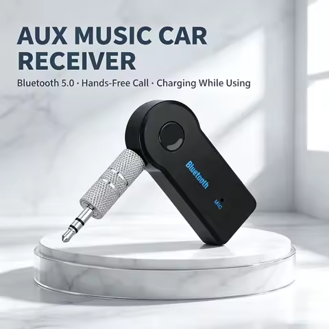 2 in 1 Wireless Bluetooth 5.0 Receiver Transmitter Adapter 3.5mm Jack For Car Music Audio Aux A2dp H