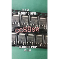 M4003D M4004D M4003 M4004 TO-252 SMD NPN PNP MOSFET TRANSISTOR FET (SOLD IN PAIR)