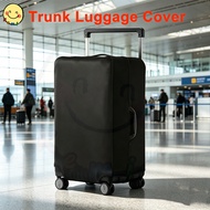 Elastic Spandex Luggage Cover for Wide Handle Square Trunk Suitcase, Anti-Scratch Washable Protectiv