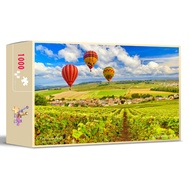1000 piece jigsaw puzzle Grape Garden in France, 50x80cm, Ha Dong-puzzle