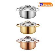 [Perfk1] Instant Noodles Pot Hot Pot Cookware Kimchi Soup Pot with Ramyun Cooker Korea Ramen Pot for