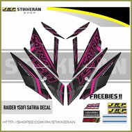 ◫ ♒ RAIDER 150FI SATRIA MALAYSIAN DECALS