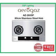 Aerogaz 80cm Stainless Steel Cooker Hob Gas Stove with 2 Burner AZ-283SF