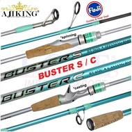 (5'6"ft-7'0"ft)  AJIKING ROD BUSTER C #SPINNING ROD # CASTING ROD #FRESHWATER #SALTWATER