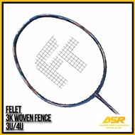 Felet Badminton Racket 3K Woven Fence
