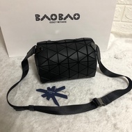 Original new Issey Miyake crossbody bag, rhombus round barrel waist bag, handbag, shoulder bag