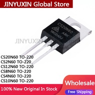 10pcs CS20N60 TO-220 20N60 CS20N60A8H CS2N60 CS4N60 CS8N60 CS10N60 CS12N60 FET authentic