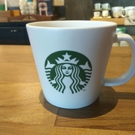 Starbucks Coffee Mug White With Syren Logo Tall