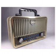 KEMAI Vintage Classic Old Style New Technology Bluetooth FM Radio