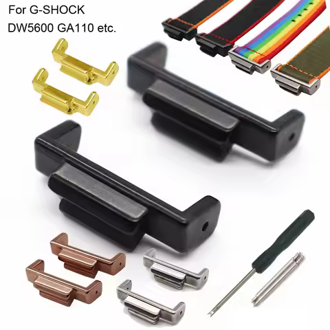 Stainless Steel Watch Strap Adapter for Casio G-SHOCK DW5600 GA110 22mm to 16mm Connectors GSHOCK Wa