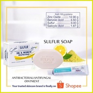 ☍ ✹ ✔ Dr. S. Wong's Bioderm Ointment and Sulfur Soap with moisturizer Anti Acne Remove pimple