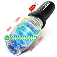 for Men Rotating Vibrating Real Oral Sex Glans Trainer Massage Glans Toy for Men