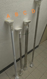 不銹鋼伸縮桿 浴室門簾 窗簾桿 晾衣桿