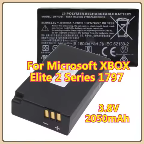2050mAh 3.8V Battery for Microsoft XBOX Elite 2 Series 1797 Capacity DYND01 Digital Battery