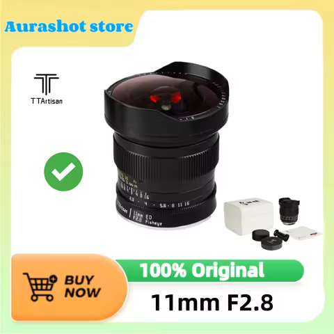 TTArtisan Full Frame 11mm F2.8 Full Frame Fish-eye Lens for Sony E a6500 Canon RF Nikon Z z6 z8 Leic