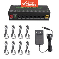 Mosky MPT-8 Power Supply, 8 DC Outputs & 5V USB Output for 9V 100-500mA, 18V 300mA Guitar Effect Ped