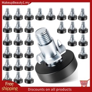 30-Piece Furniture Feet Pads Black Plastic Furniture Legs Adjustable Leveling Feet Table Feet Furnit