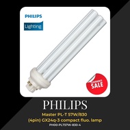 [KLS Lighting] Philips Compact Fluorescent Lamp Master PL-T 57W 830 3000K GX24q-5 4pin Warm White