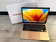 台中 2020 MacBook Air 16g 512g M1晶片 玫瑰金 金色 盒裝配件齊全 電池98%