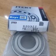 BEARING 6203 ZZ KOYO JAPAN 17mm x 40mm x 12mm