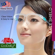 Face Shield with Frame with Glasses Frame Anti Fog Protect Face Cover