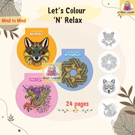 [SMART] Lets Color and Relax Animals Mandalas Unicorns for Adult Couring Creative