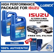 LUBEX ROBUS PRO EC 15W40 8 LITERS ISUZU ALTERRA , D-MAX TROOPER BIGHORN 4JX1 ( ENGINE OIL )