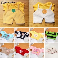 【YSR】  For LaLafanfan Duck Doll Clothes Fashion Jumpsuit Doll Clothes Color Match Hoodies Dolls Acce