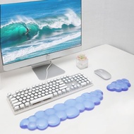 Mouse Pad Cloud Mouse Pad Made of PU Foam Mouse Pad – Ergonomic Wrist Pad for Mouse & Keyboard, Soft