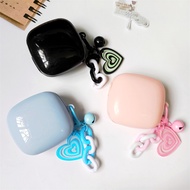 ins star Chain Case for Baseus E20 E19 E18 E18B WM01 WM02 Earphone Protect Cover with keychain