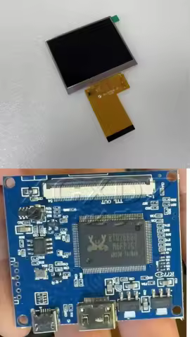 For 3.5 inch HD TFT IPS 54pin 640x480 LCD Screen with mini HDMI Controller Board pcb800850 raspberry