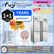 4Door Upright Combination Chiller &amp; Freezer - QD1.0L4F