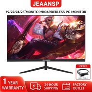 Computer Monitor 19" 22"24 25 Inch 75HZ 1080P Bezel-less Gaming Monitor LED PC Monitor IPS 3ms 7mm U