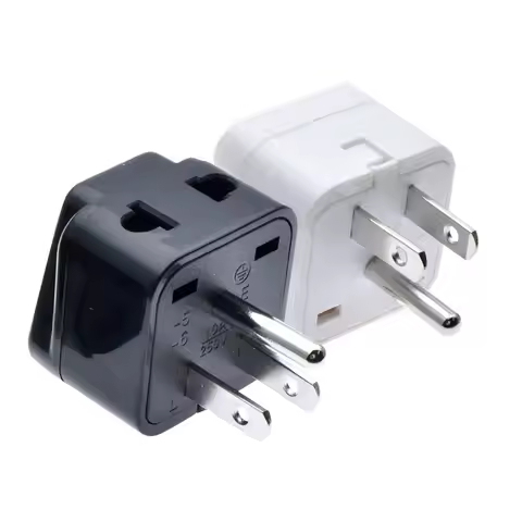 10A250V flat power converter One turning two American standard plug gauge adapter American Taiwan Ja