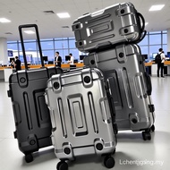 Personalized metallic style PC sturdy thick durable luggage 28 inch large capacity travel luggage si