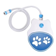 (PQMK) Dog Water Fountain Step onEasy Activated Dog Water Fountain - Dog Water Toy Drinking Sprinkle