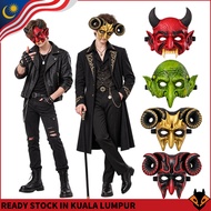 Halloween Demon Goblin Ram Horns Mask | Horror Party Cosplay Props for Halloween & Masquerade