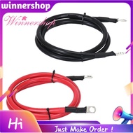 Battery Cable 4 AWG 4FT Pure Copper 4 Gauge Battery Inverter Cables with 3/8 in Lugs End Power Inver