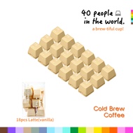 "40 People in the World"instant coffee, F5 cold brew coffee 18pcs per pack