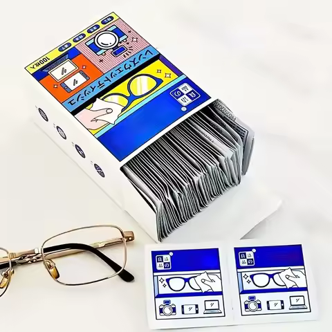 100pcs/50pcs Anti-fog Eyewear Wipes, Disposable Eyewear Cloth for Eyewear Glasses, Cleaning Wipes fo
