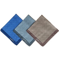 3 chiếc khăn tay nam in kẻ ca rô cổ điển 43x43cm khăn bông mềm mồ hôi Túi Quà Tặng tiệc cưới