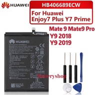 (ส่งไว NCH) แบตแท้Y7 2017/2019 แบตเตอรี่ Huawei Y9 2019/2018 Mate 9 Mate 9 Pro HB406689ECW 4000mAh ส