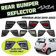 Perodua Axia 2019 / Axia Rahmah Rear Bumper Reflector LED Light Lamp Cover Only Casing Accessorie Al